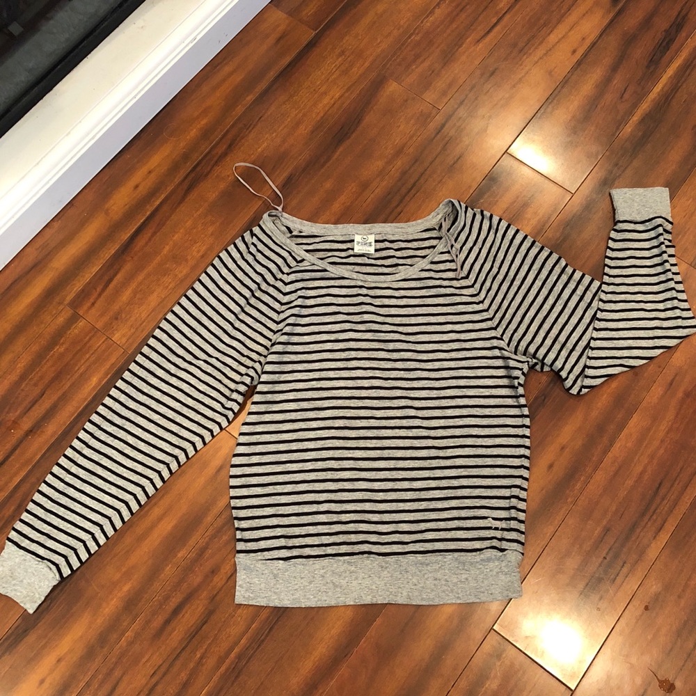 PINK size small striped long sleeve